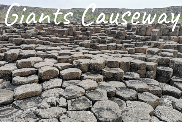 Hexagonal basalt columns at the Giant's Causeway, Northern Ireland.