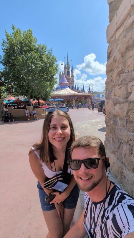 I&B's Founder and Husband in Fantasyland at Magic Kingdom.